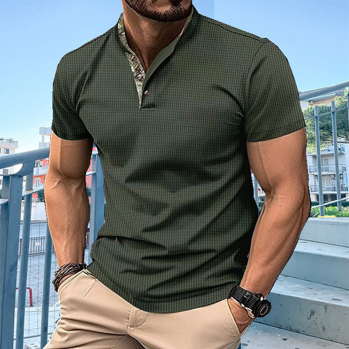 Herrer polo skjorte med moderne krave Stilla