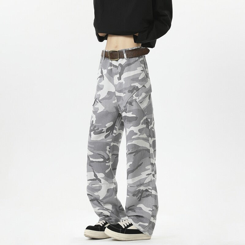 Dame Casual Løse Camo-Bukser Stilla