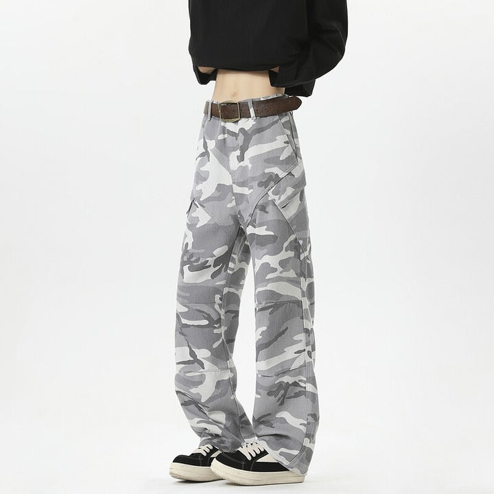 Dame Casual Løse Camo-Bukser Stilla