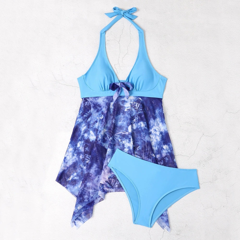 Dame Stilfuld Halter Tankini Sæt Stilla