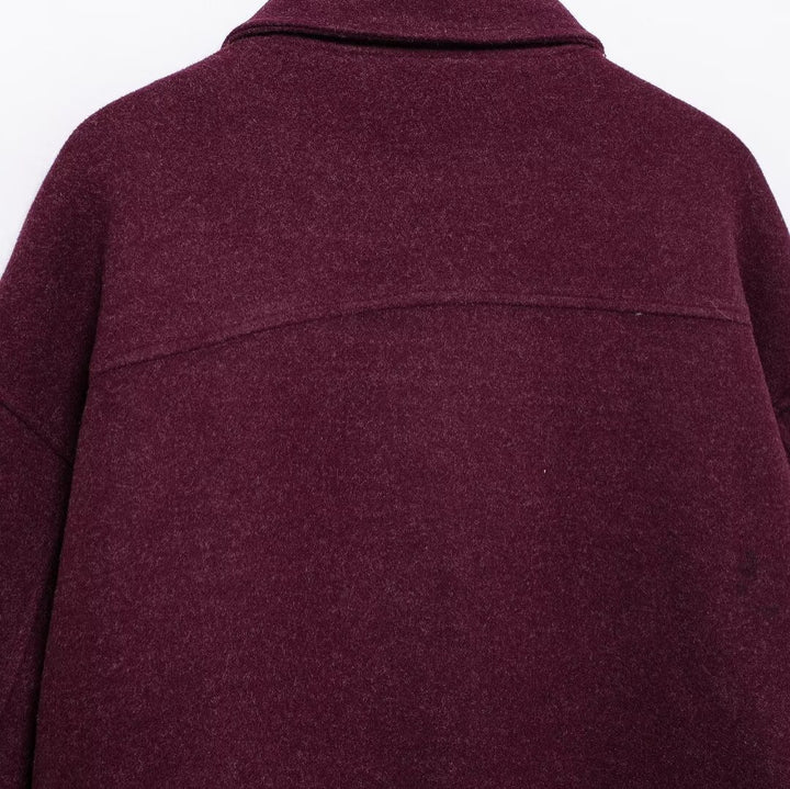 Femme Stylish Utility-Jakke med Lommer detaljer Stilla