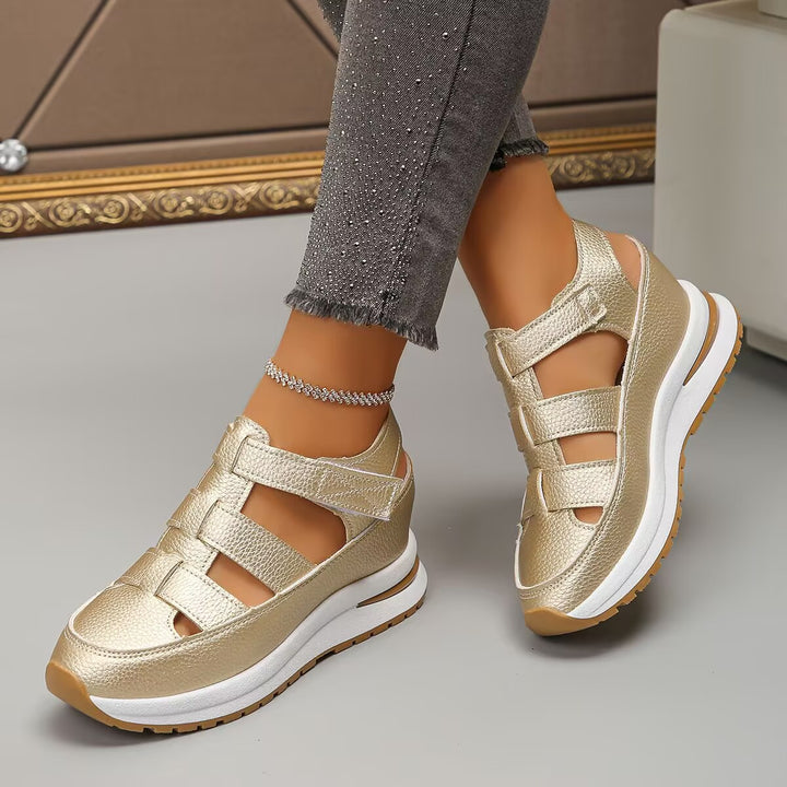 Dame Sporty Sandaler med justerbare remme og dæmpende fodseng Stilla