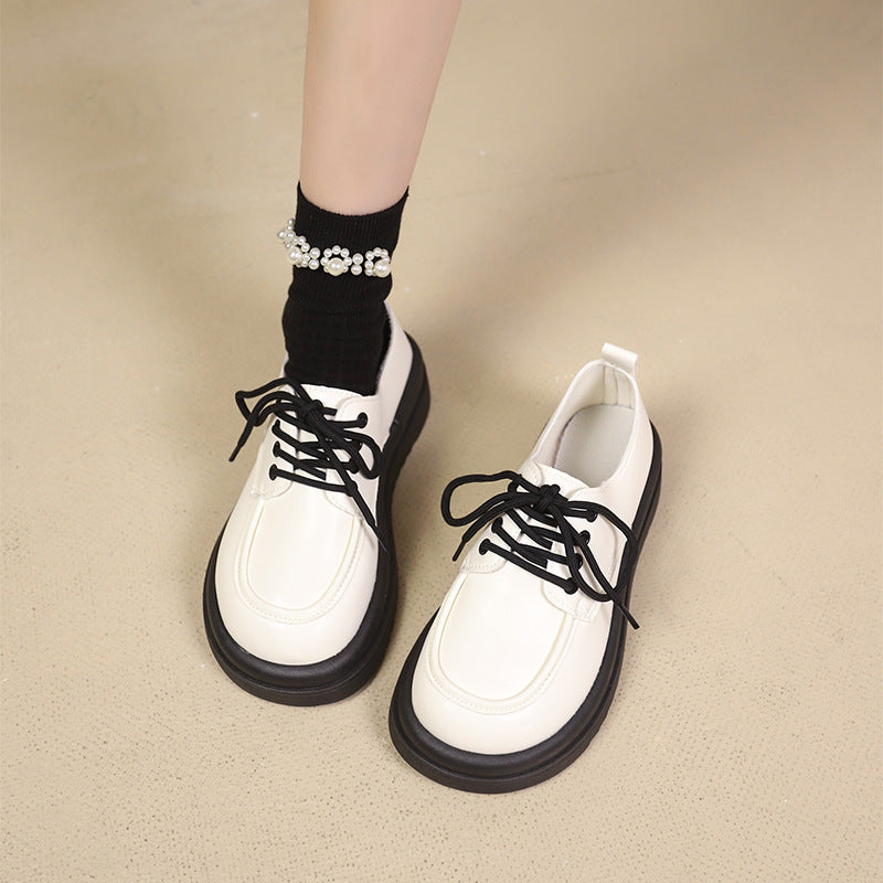 Femme Casual Snøre-Platform-Sneakers Stilla