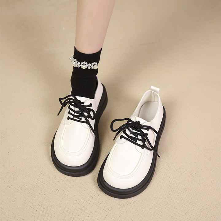 Femme Casual Snøre-Platform-Sneakers Stilla