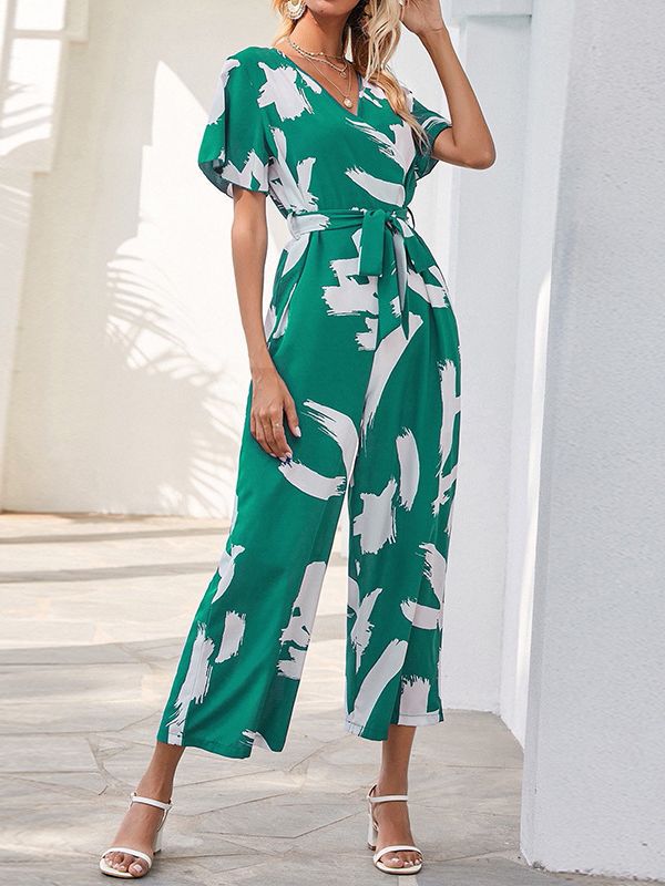 Stilla | Elegant Overall I Chiffon Stil Med Bredt Ben
