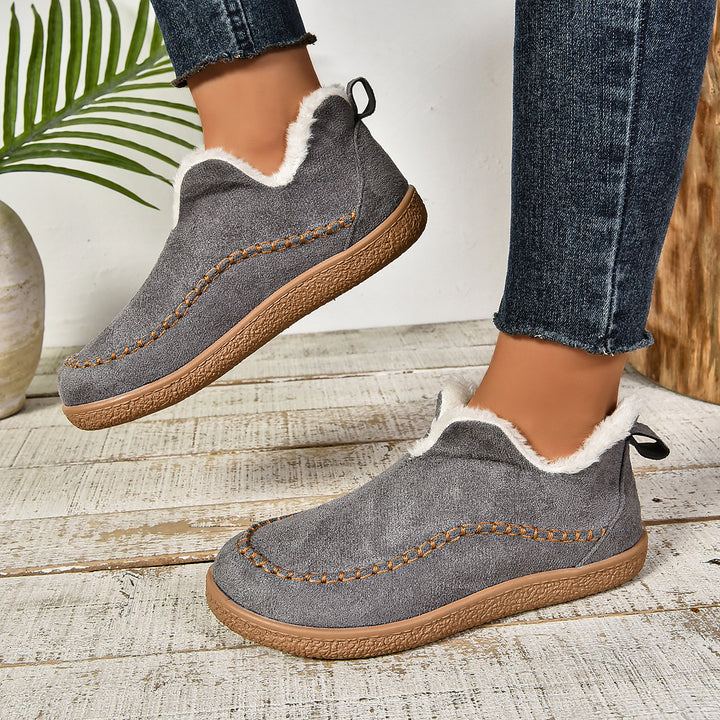 Dame behagelige sneakers med varmt for og skridsikker sål Stilla