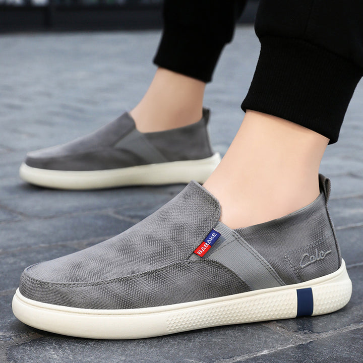 Herrer Behagelige Slip-On Fritidssko med elastisk overdel og støddæmpende sål Stilla