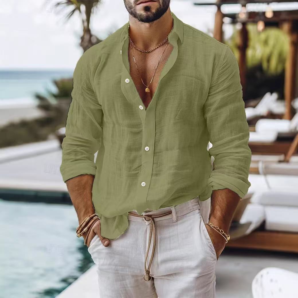Herrer Let Sommerbluse Stilla