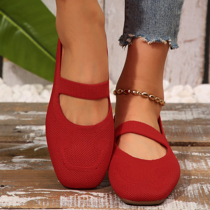 Dame Stilfulde Cutout Sko Flats Stilla