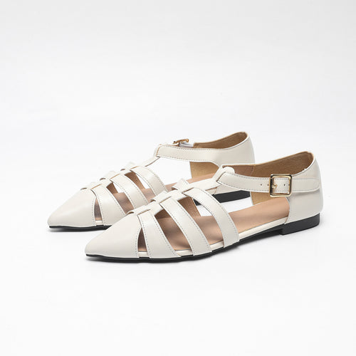 Dame elegante Ballerinas med justerbar rem Stilla
