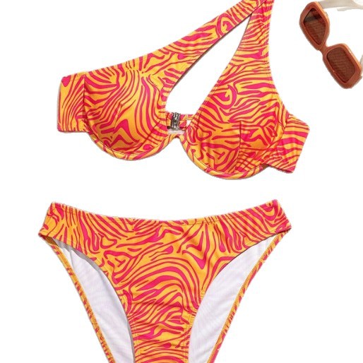 Dame Asymmetrisk Bikini-Sæt Skovae