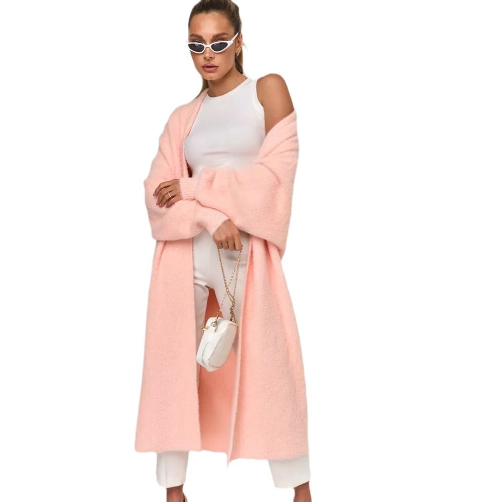 Femme Soft Fuzzy Åben Forside Cardigan Stilla