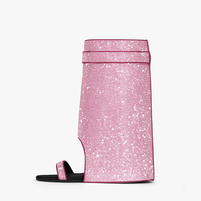 Femme Elegante Strass-beskårede Sandaler Stilla