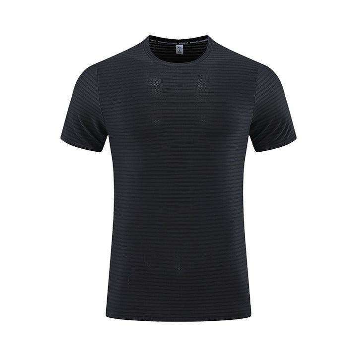 Herrer Sportsligt Funktions T-shirt med svedtransporterende teknologi og struktureret design Stilla
