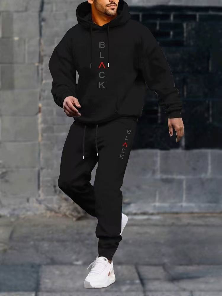 Herre Hoodie og Joggingbukser Sæt Skovae