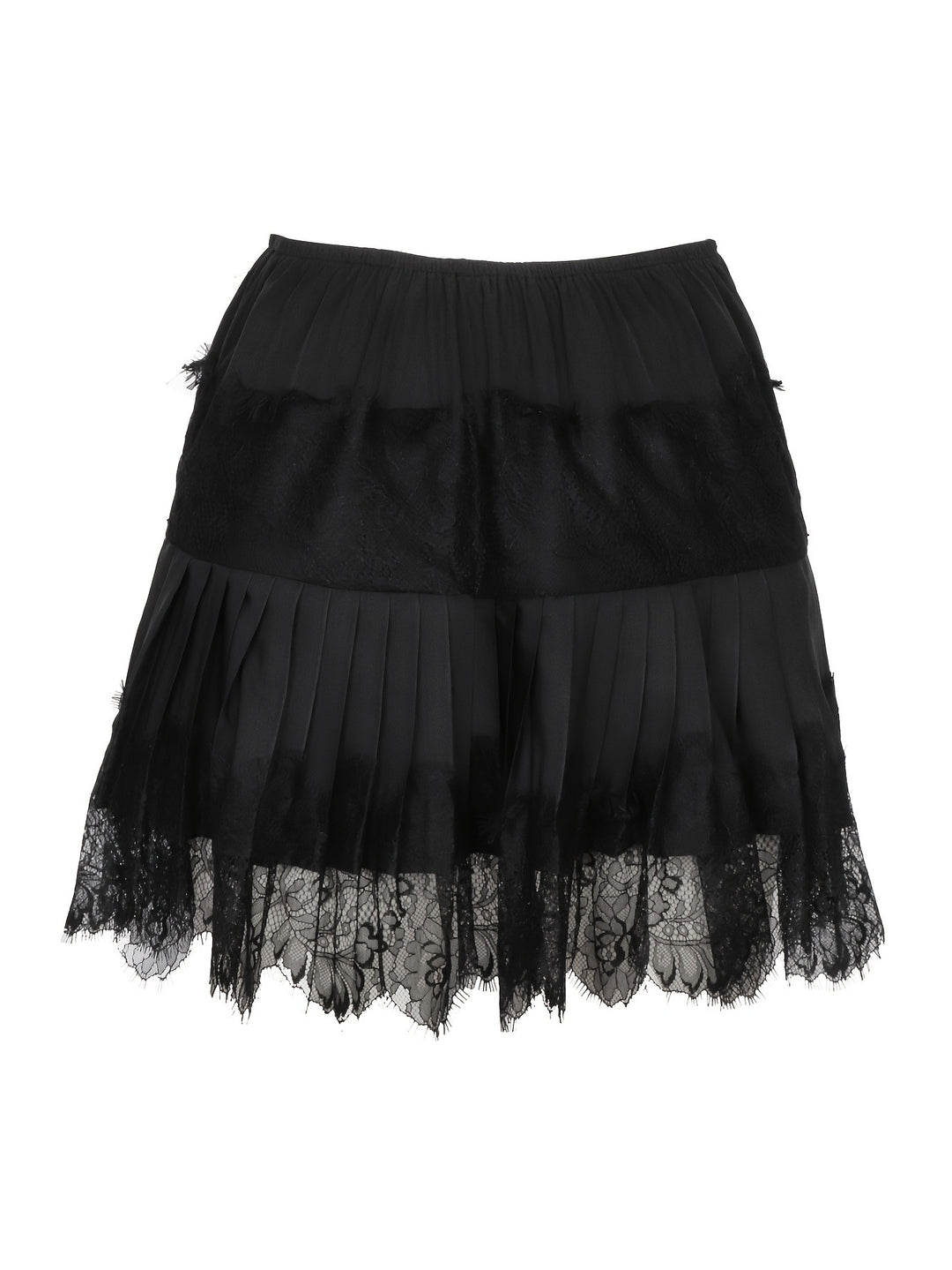 Femme Gestufte Spids Mini Nederdel Stilla