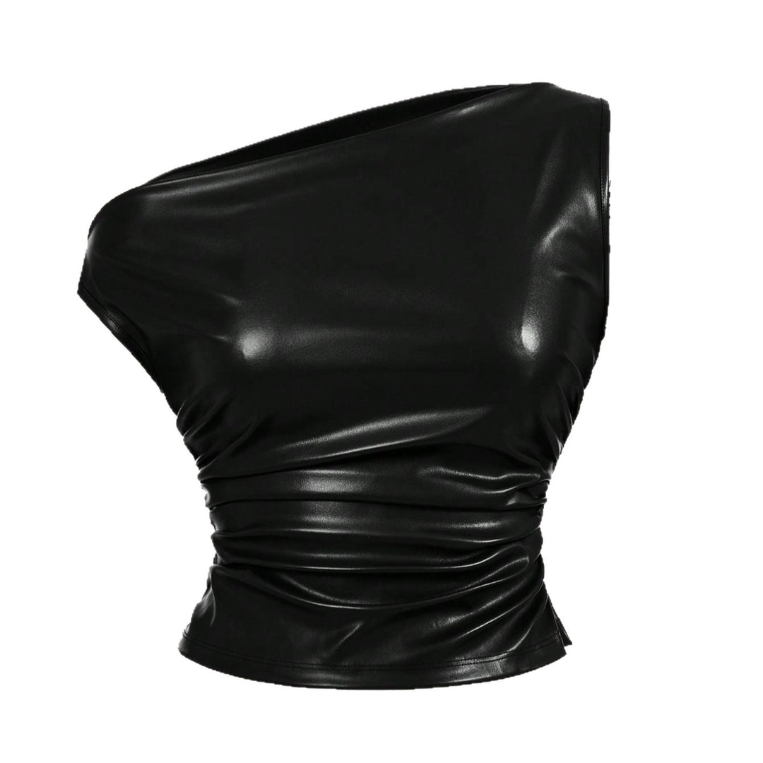 Dame Elegant Wrap Top i højkvalitetsmateriale Skovae