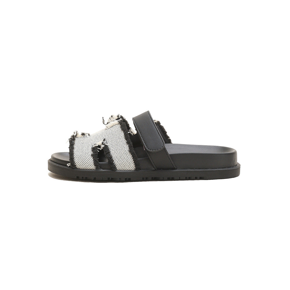 Dame Stilige Relax-Sandaler med fashionable synligt design Stilla