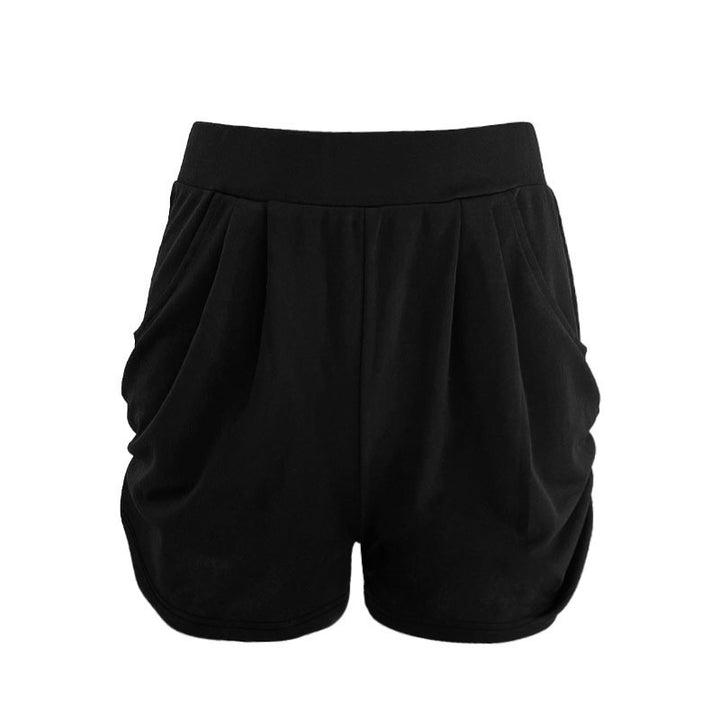 Dames højtaljede shorts med folder og praktiske lommer Stilla
