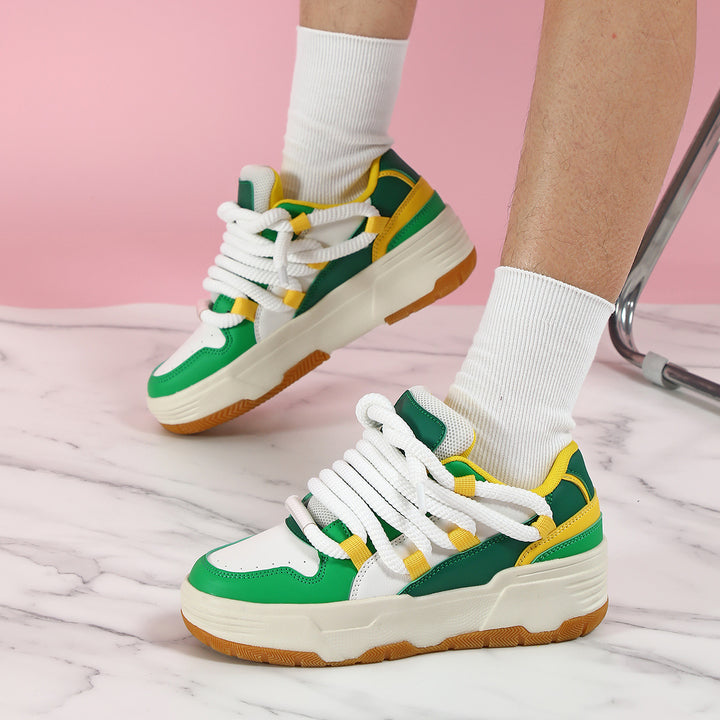 Dame Sporty Plateau-Sneakers Stilla