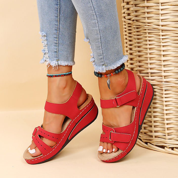 Kvinder justerbare komfort platform sandaler Stilla