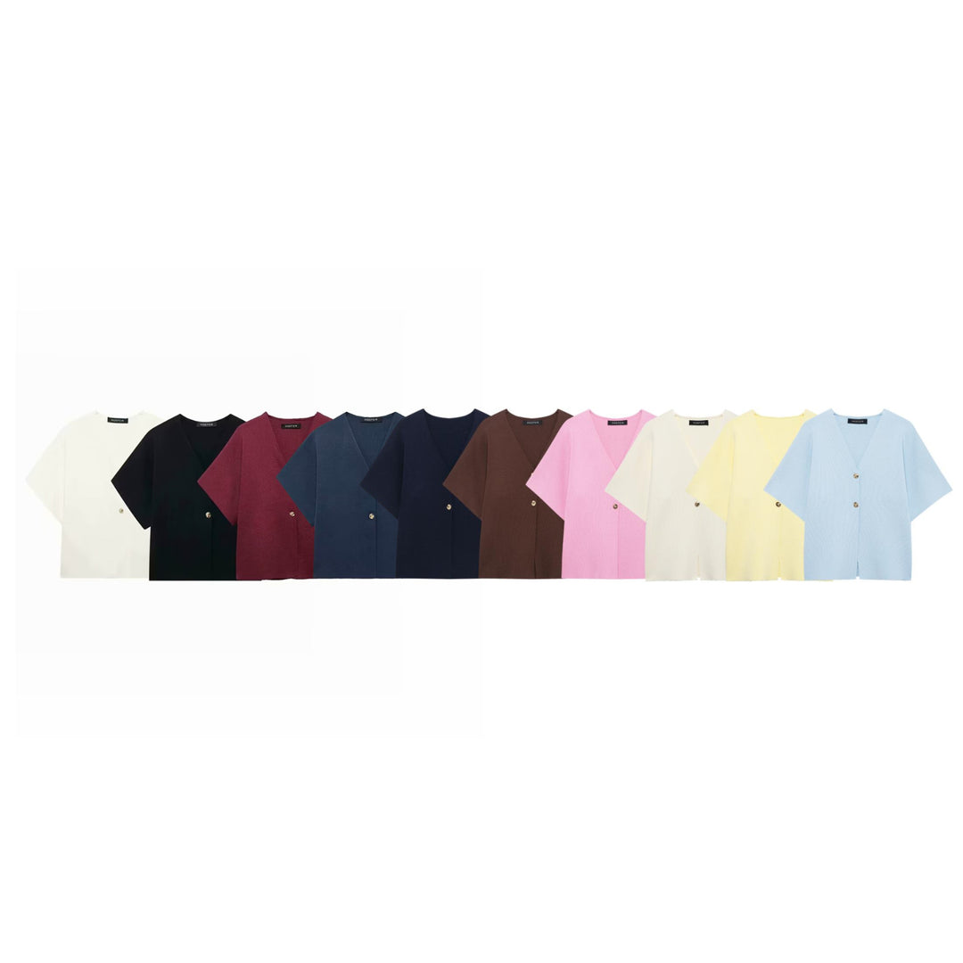 Femme Relaxed Fit Button-Up Bluse Stilla