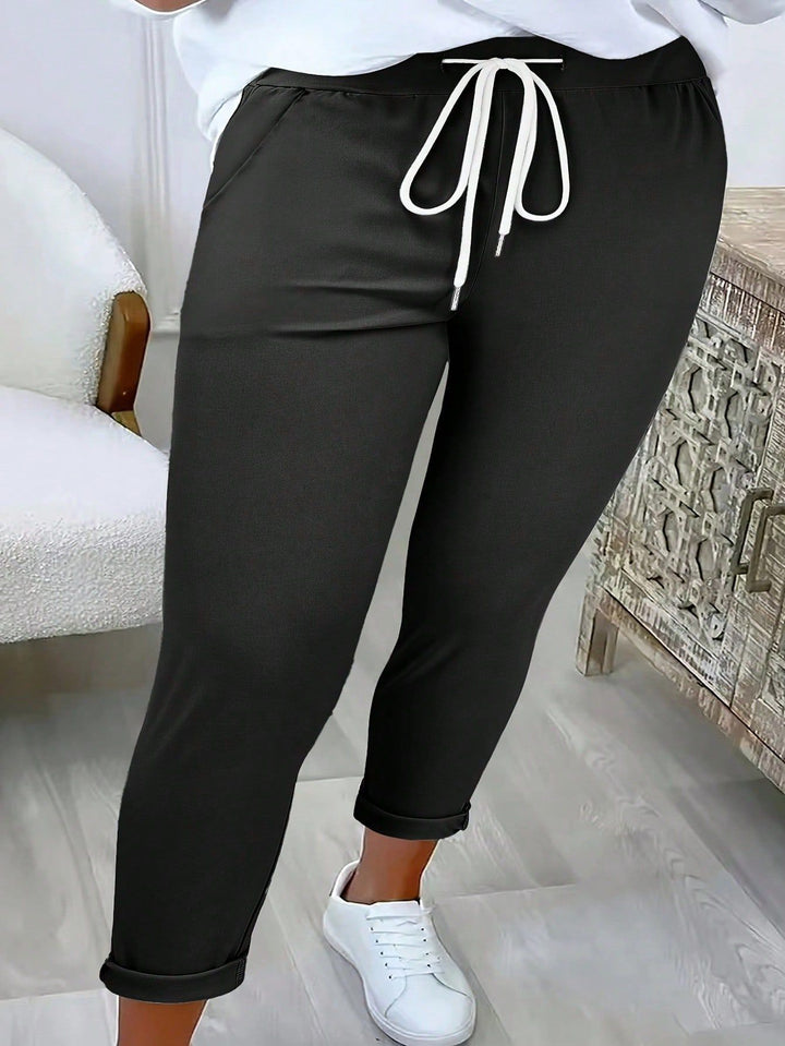 Dame fritids joggingbukser med elastisk talje Stilla