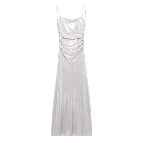 Stilla | Smuk Forår Off-Shoulder Maxi Kjole