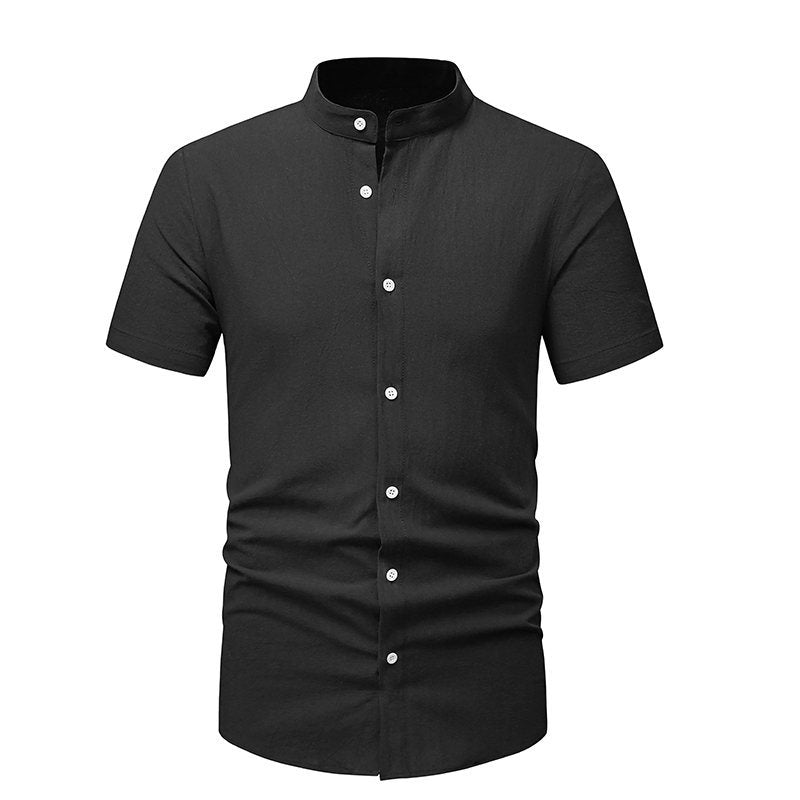 Herrer Fritid Kortsleeve Button-Up Sæt Stilla