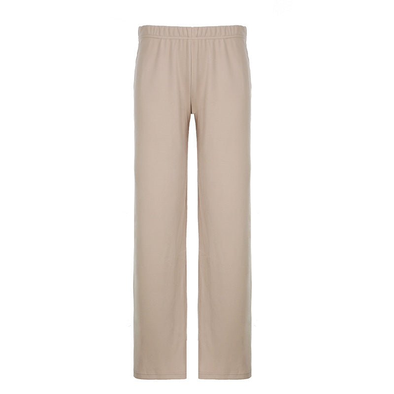 Dame Loose-Fit Loungebukser med elastisk talje og blødt materiale Skovae