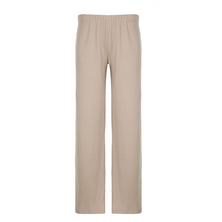 Dame Loose-Fit Loungebukser med elastisk talje og blødt materiale Skovae