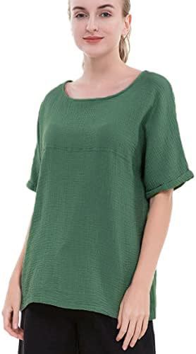 Damer afslappet bluse i let materiale med struktureret design Stilla