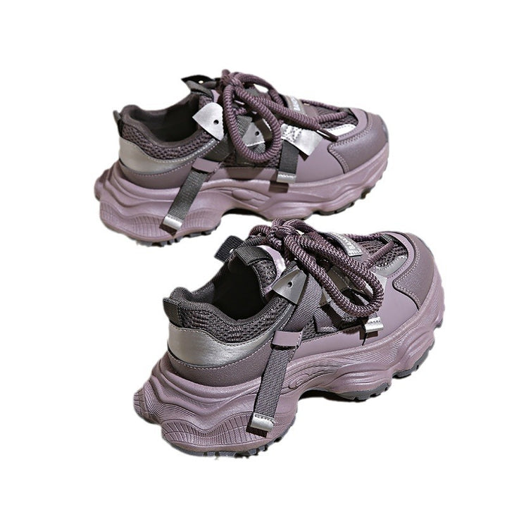 Dame Sporty Chunky Sneakers med åndbar mesh-overflade og ergonomisk dæmpning Stilla