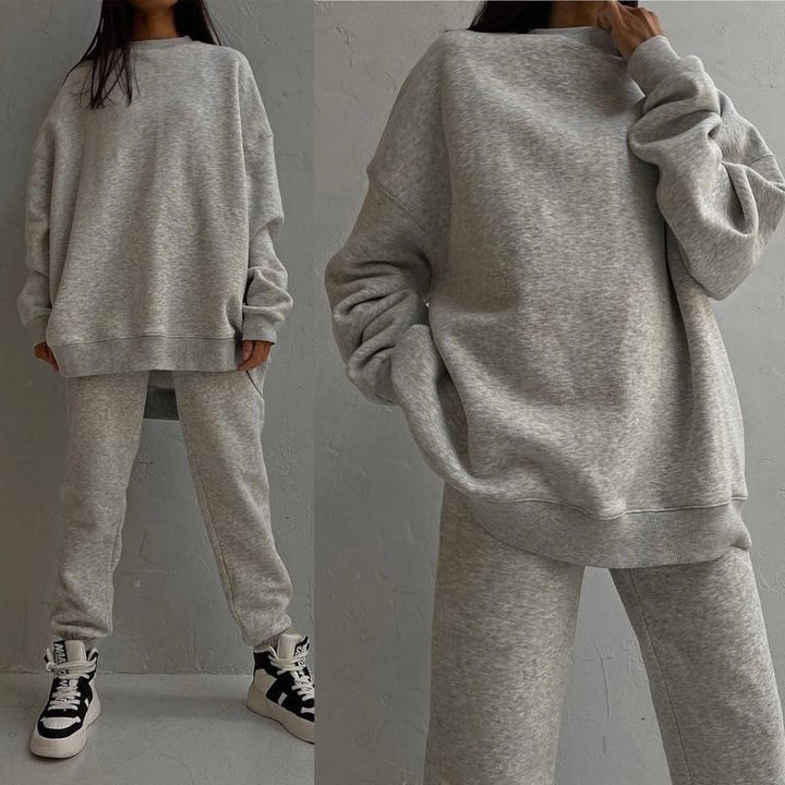 Dame hyggeligt Oversized Sweatpants sæt Stilla