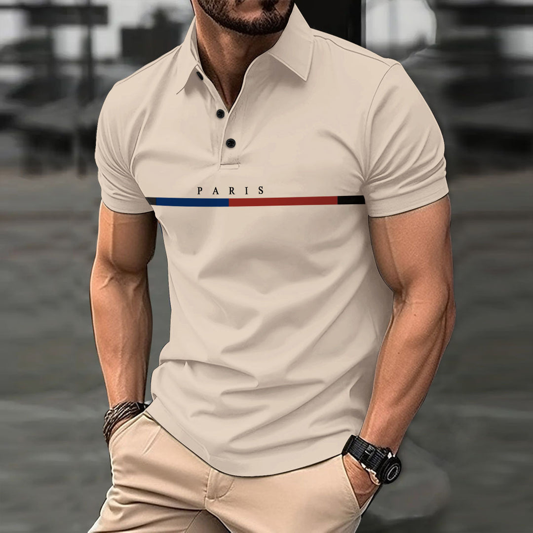 Herre Fritids Polo T-Shirt Stilla