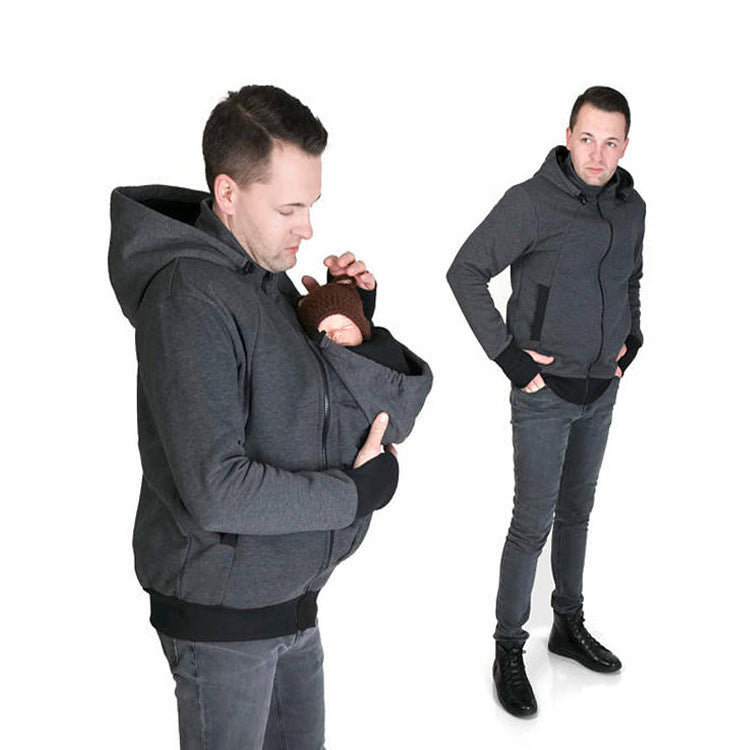 Herrer Multifunktionel Bærejakke med aftageligt Babyindlæg Stilla