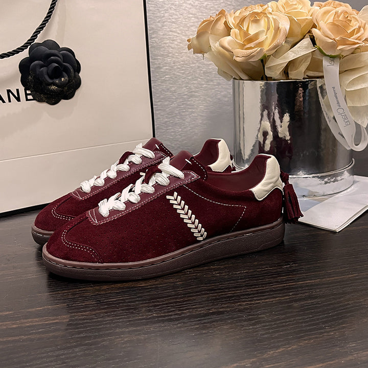 Dame sneakers med modige franser Stilla