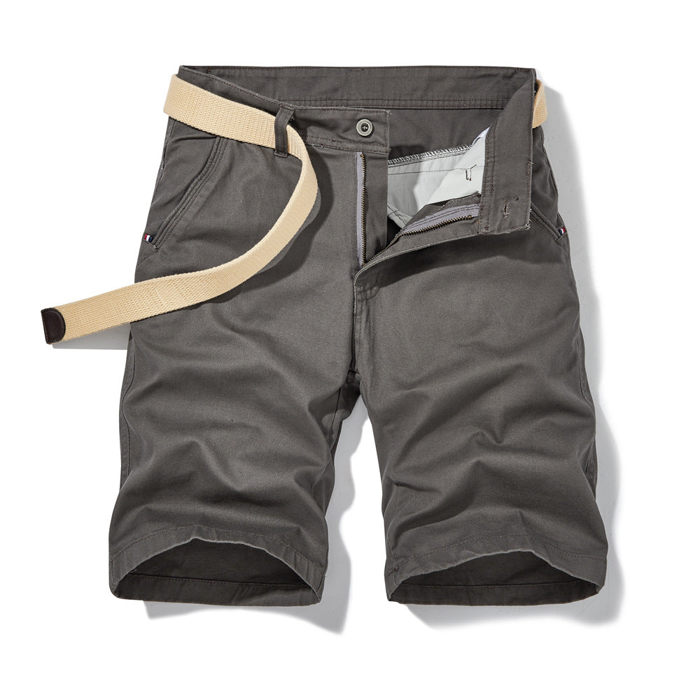 Herre bomulds shorts med justerbar talje Stilla