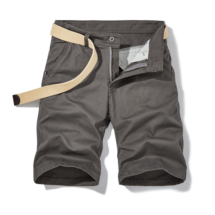 Herre bomulds shorts med justerbar talje Stilla