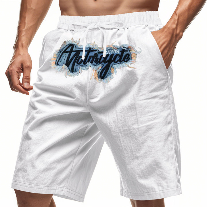 Herrer Behagelige fritids-badeshorts med justerbar talje og praktiske sidelommer Stilla