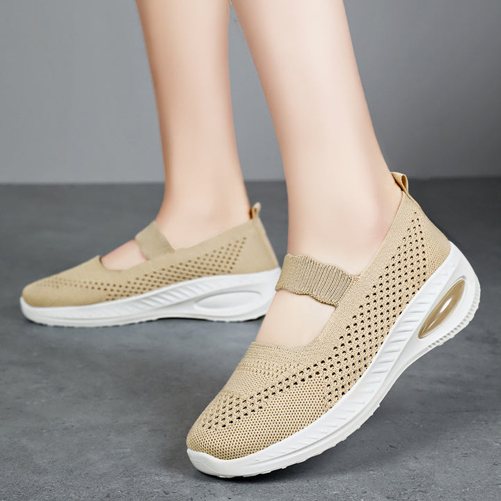 Dame Let Elastisk Slipper Sneaker Stilla