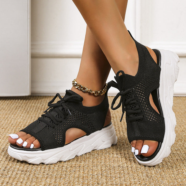 Dame Sporty Sandaler med åndbare netmaterialer og komfortabel sål Stilla