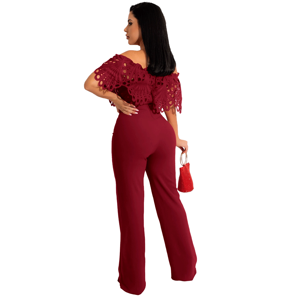 Dame Elegant Jumpsuit med aftageligt spidssnit Stilla