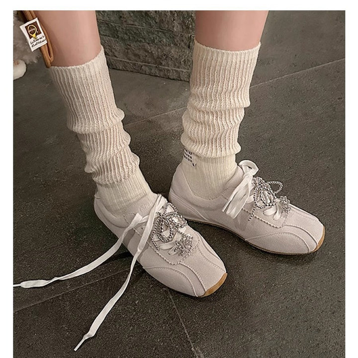 Dame Komfort Sko Sneakers med dekorativt strassdetalje Stilla