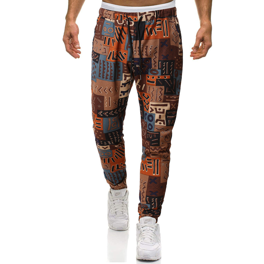 Herrer Stilfuld Urban Mønster Jogger-bukser Stilla