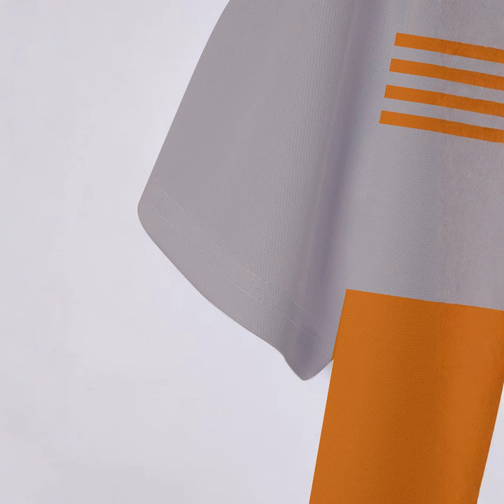Herrer polo skjorte med moderne farveblokdesign og åndbare egenskaber Stilla