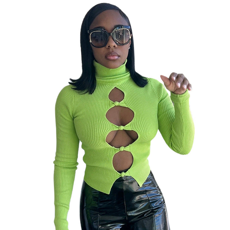 Femme Stilfuld Cut-Out Pullover Stilla