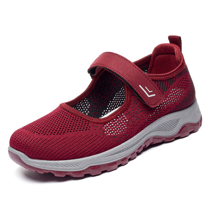 Dame sporty sandaler med justerbar velcro og åndbart overmateriale Stilla