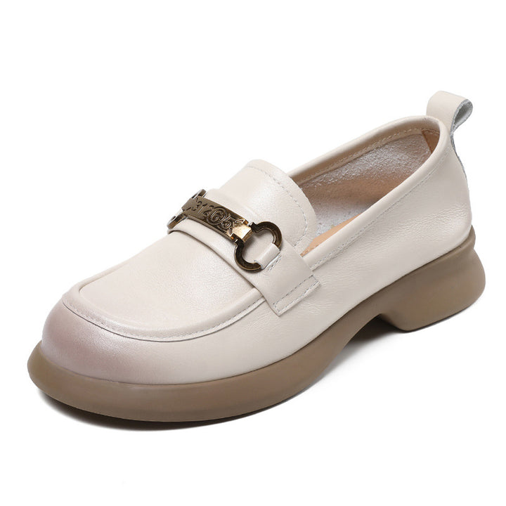 Dame Stilfulde blokhæl slip-ons med dekorativ kædedetalje Stilla