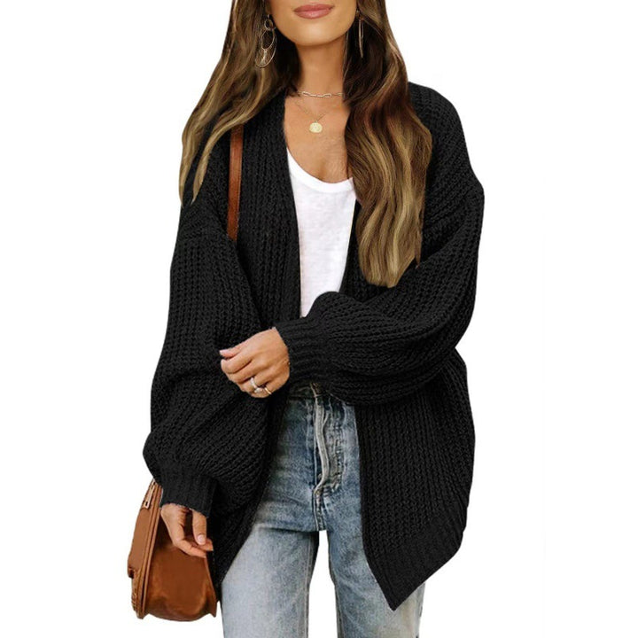 Kvinders luftige cardigan med oversized pasform og dyb V-hals Stilla